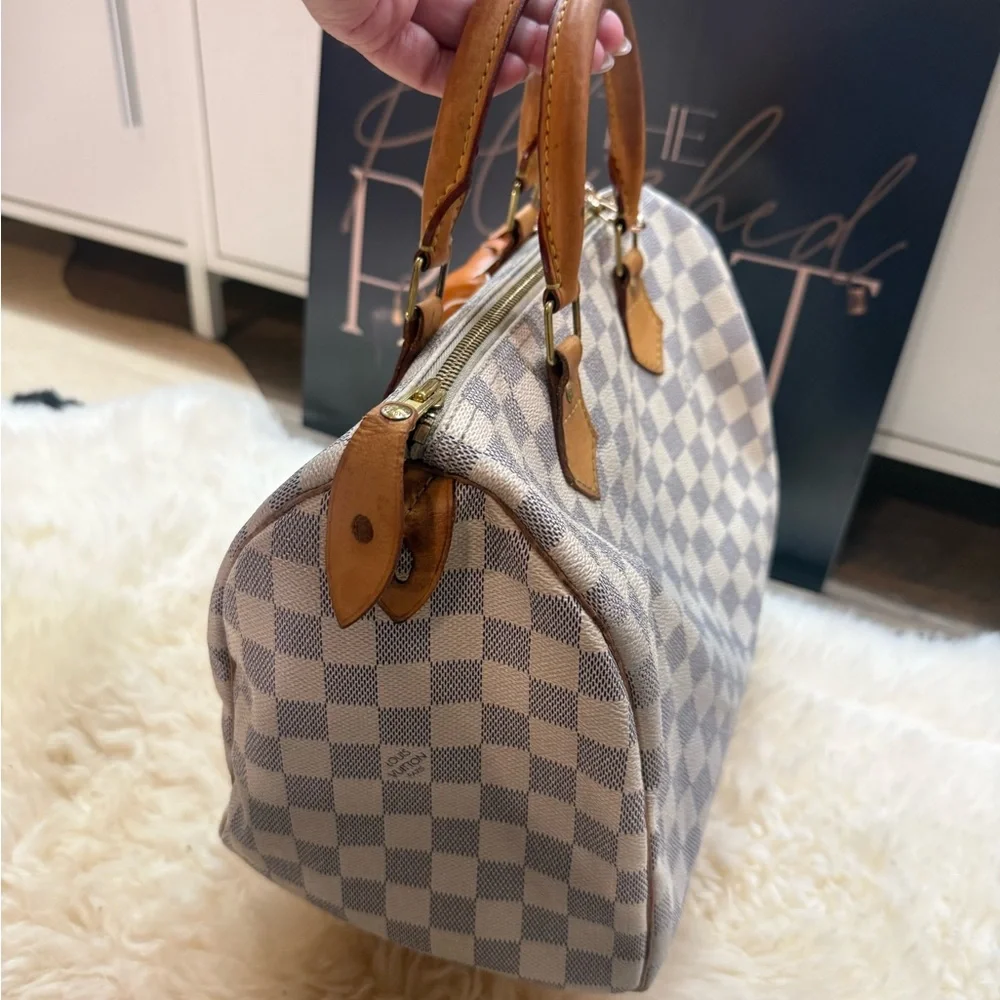 2008 Louis Vuitton Damier azure speedy 30